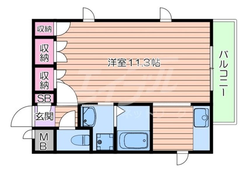 間取図 阪急京都線/正雀駅 徒歩7分 1階 築19年