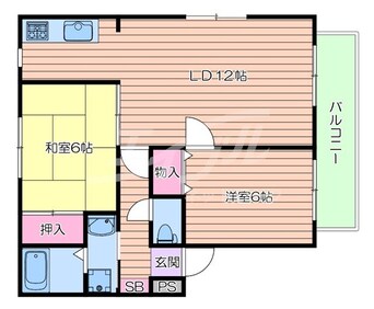 間取図 グリーンハイツ万博公園Ⅱ