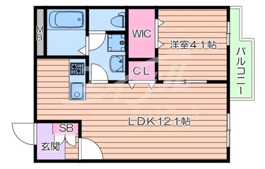 間取図 レジーナ吹田