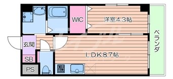 間取図 アンフィニⅩⅧ吹田昭和町