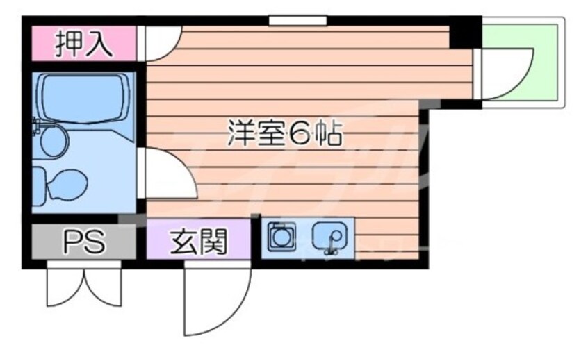 間取図 第6中屋ハイツ