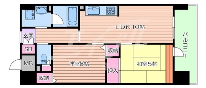 間取図 エイジングコート千里丘