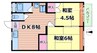 大阪モノレール大阪モノレール線/万博記念公園駅 徒歩13分 2階 築28年 2DKの間取り