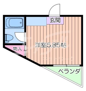 間取図 スカイ元町第五ビル