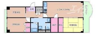 間取図 ユニハイム千里丘1号棟