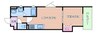東海道本線<琵琶湖線・JR京都線>/岸辺駅 徒歩5分 1階 築3年 1LDKの間取り