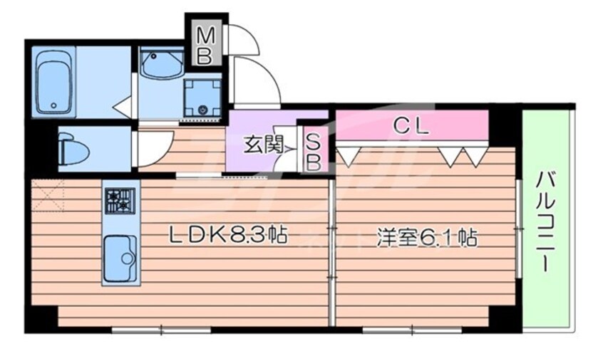 間取図 CasaLaurora