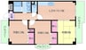 東海道本線<琵琶湖線・JR京都線>/吹田駅 徒歩15分 2階 築30年 3LDKの間取り