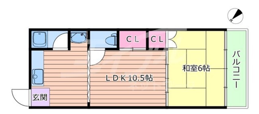 間取図 日の出マンション