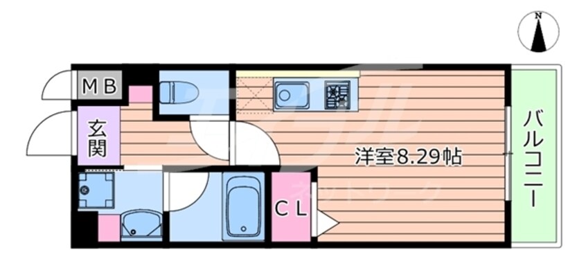 間取図 パストラル美喜