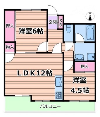 間取図 グレースヒル香露園