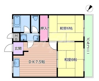 間取図 西川マンション