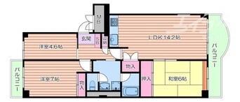 間取図 メゾン千里丘G棟