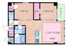 BRAVE吹田駅前 2LDKの間取り