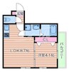 アレーズ 1LDKの間取り
