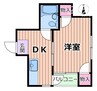 岡優マンション 1DKの間取り