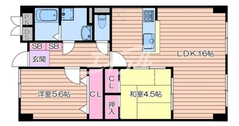 間取図 ベルメゾン山田