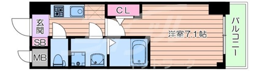 間取図 S-RESIDENCE千里丘