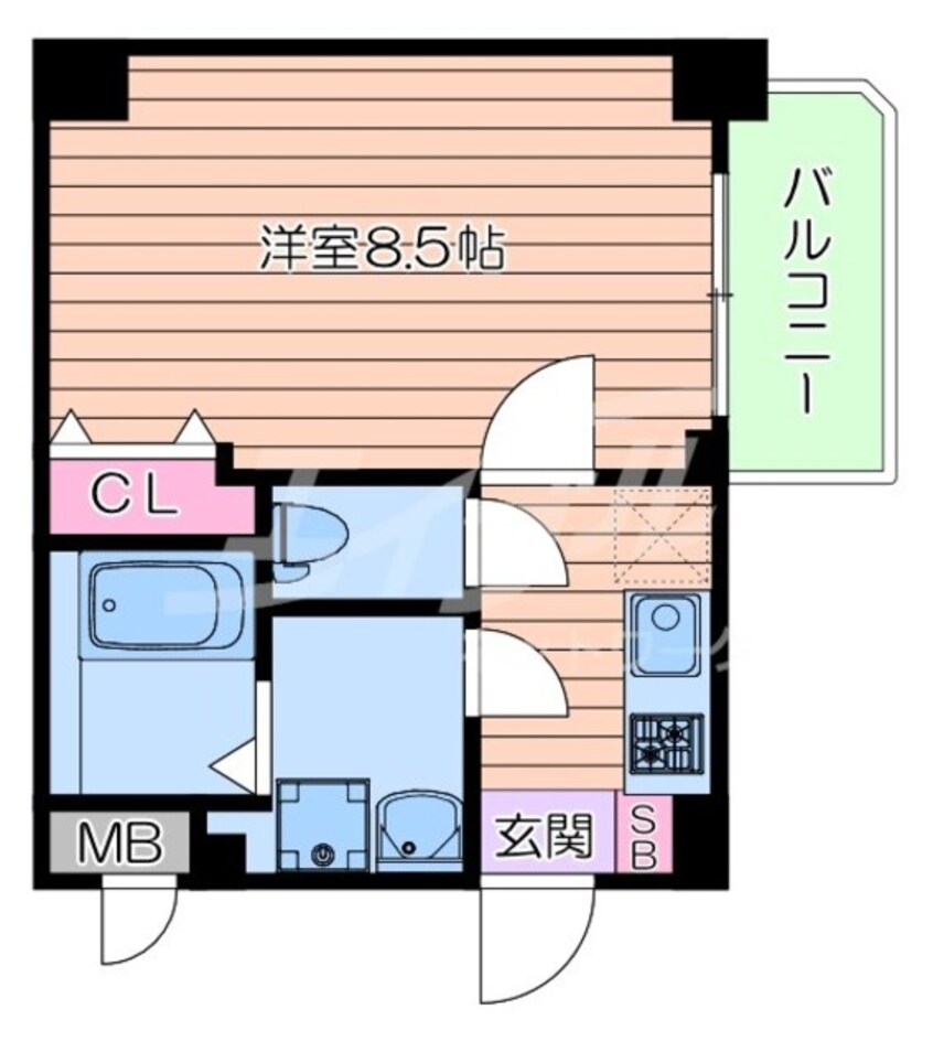 間取図 S-RESIDENCE千里丘
