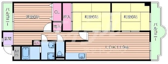 間取図 サンシャイン朝日が丘