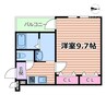 フジパレス吹田清和園Ⅱ番館 1Kの間取り