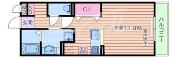 間取図 クレール西の庄