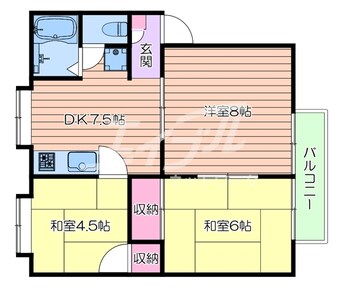 間取図 阪急千里線/吹田駅 徒歩7分 1階 築35年