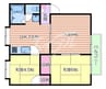 阪急千里線/吹田駅 徒歩7分 1階 築36年 3DKの間取り