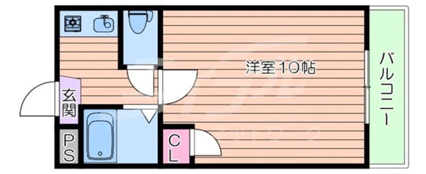 間取図 朝日が丘尾田ハイツ