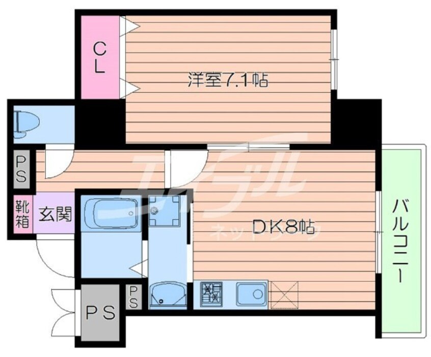 間取図 プレアデス千里山田