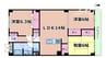 千里スカイハイツ 3LDKの間取り