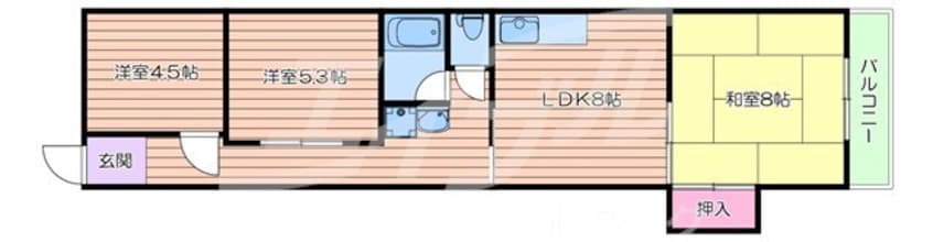 間取図 シャトー藤が丘