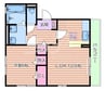 エルプエンテⅡ 1LDKの間取り