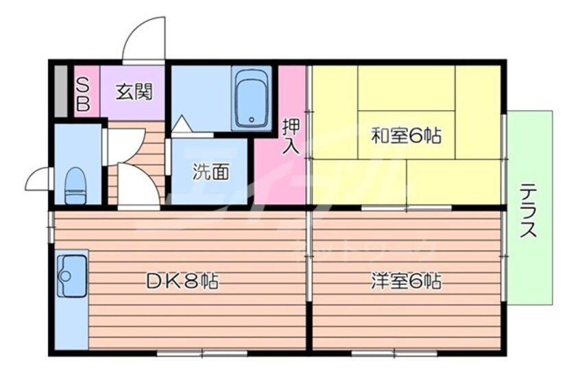 間取図 パークハイツさつき