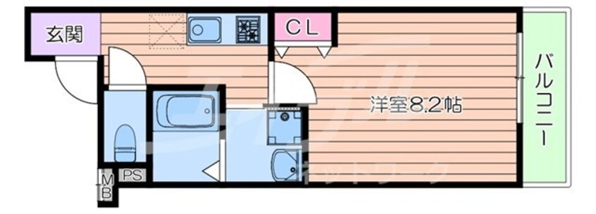 間取図 フジパレス吹田朝日が丘Ⅱ番館