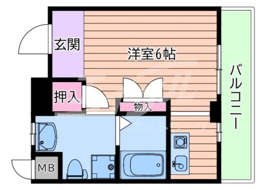 間取図 ルーエハイム千里丘