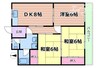 ハイツM＆M 3LDKの間取り