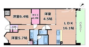 間取図 Brillia City千里丘　B棟