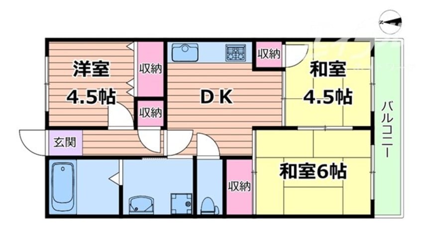 間取図 ツツミグランドハイツ