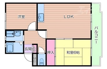 間取図 千里小川ハイツA棟