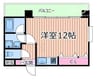 パレス東洋豊里2号館 1Rの間取り