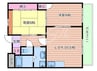 ウノ・ディアマンテ 2LDKの間取り
