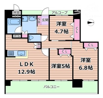 間取図 ラウロ相川リーヴァ