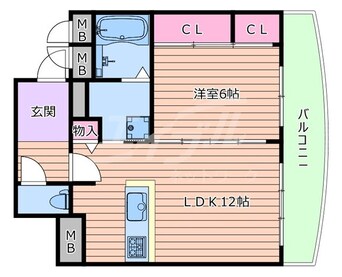 間取図 キャニスコート上新庄
