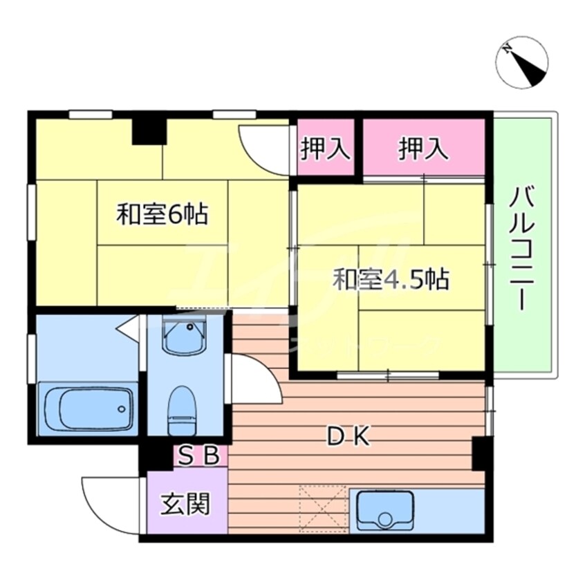 間取図 新和ビル