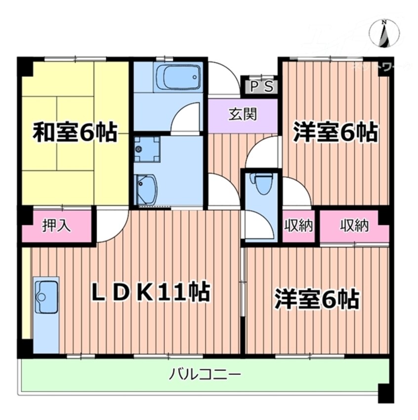 間取図 エクセル千里