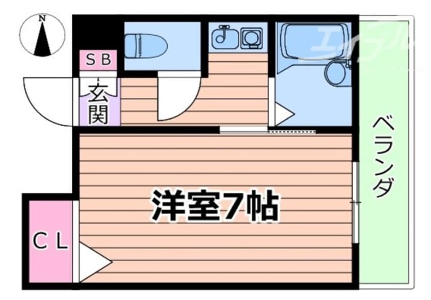 間取図 メルヘンハイツ