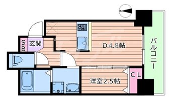 間取図 エステムコート吹田・朝日町