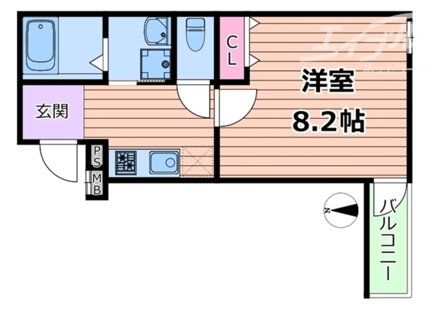 間取図 フジパレス菅原公園