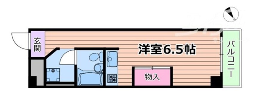 間取図 阪急千里線/吹田駅 徒歩10分 2階 築46年